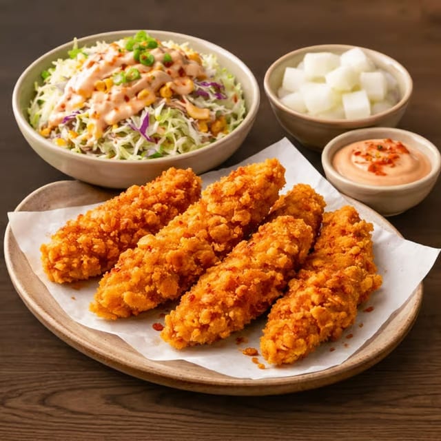 Hot Crispy Chicken Tenders (핫 크리스피 치킨 텐더)