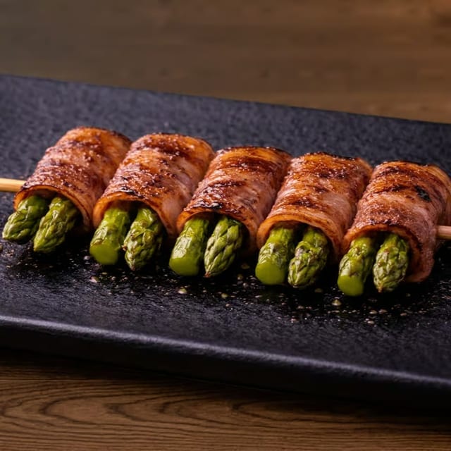 Bacon Asparagus Skewer (베이컨 아스파라거스 꼬치)