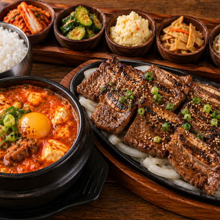 Galbi and Soft Tofu Combo (갈비 순두부 콤보)