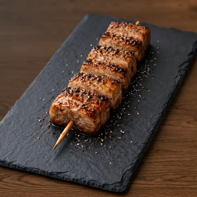 Pork Belly Skewer (삼겹살 꼬치)