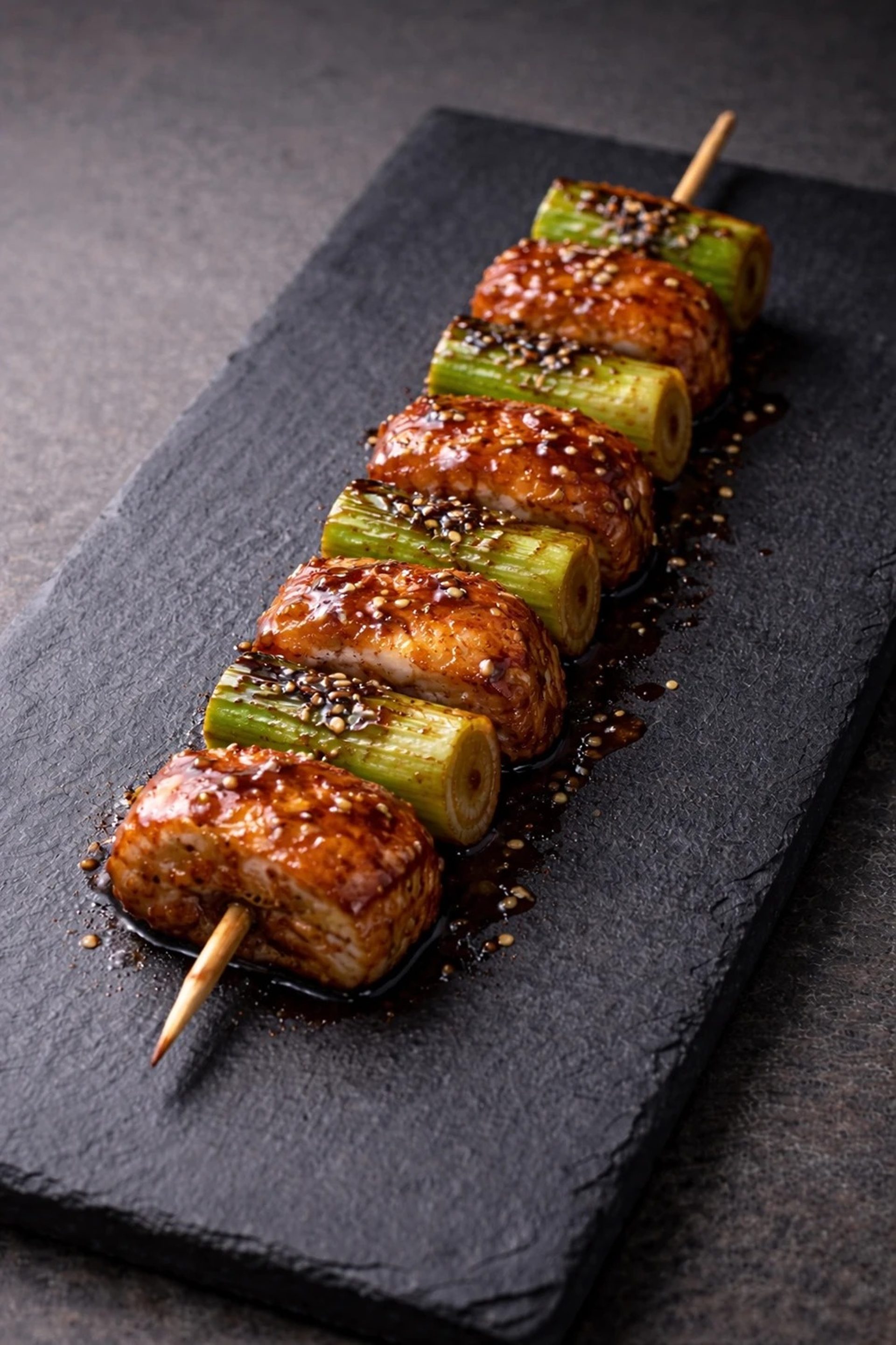 Flame-grilled skewers