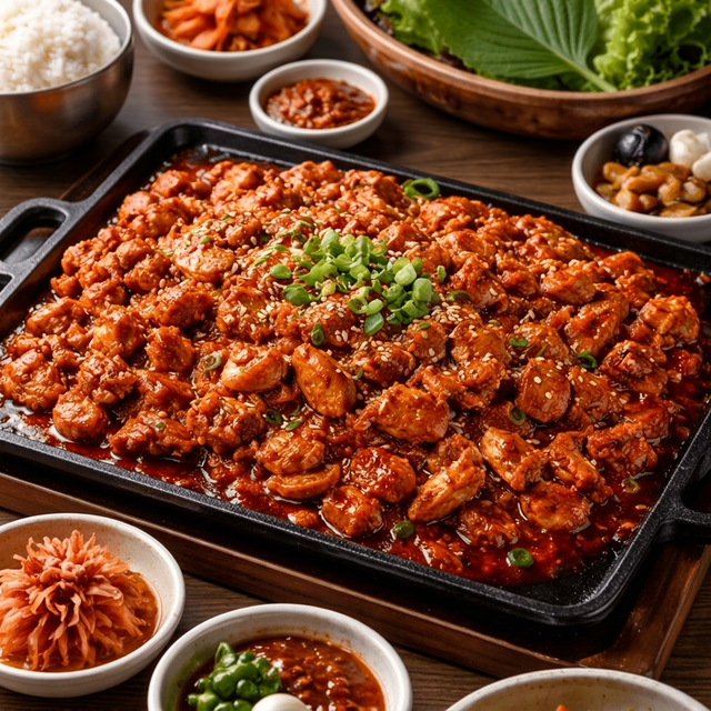 Spicy Pork Lunch Set (제육볶음 한상).