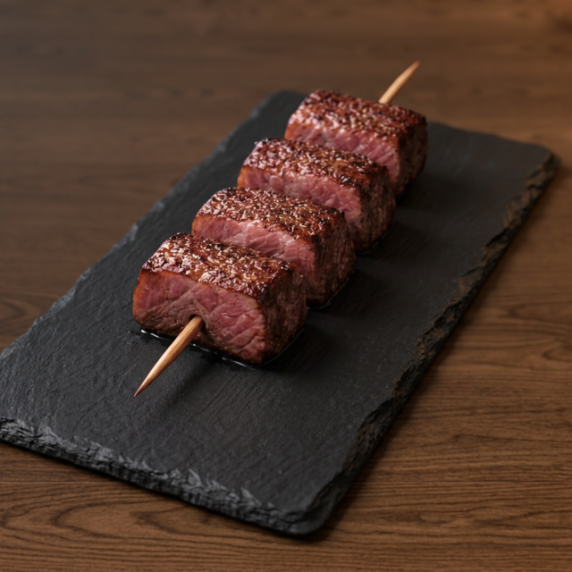 Beef Short Rib Skewer (소갈비살 꼬치).