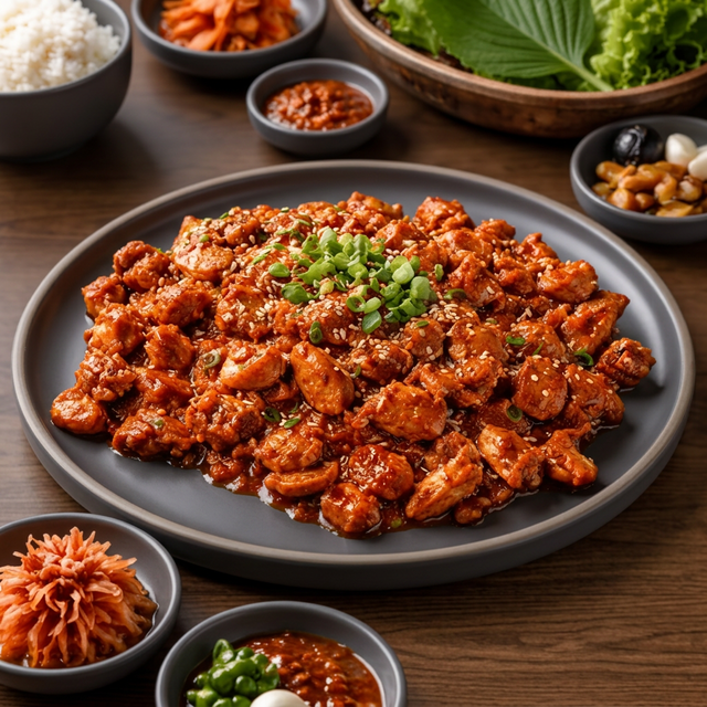 Spicy Stir-Fried Pork (제육볶음).