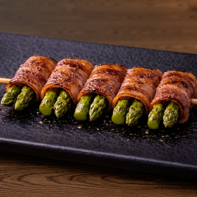 Bacon Asparagus Skewer (베이컨 아스파라거스 꼬치).