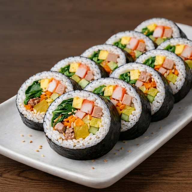 Gimbap (김밥).