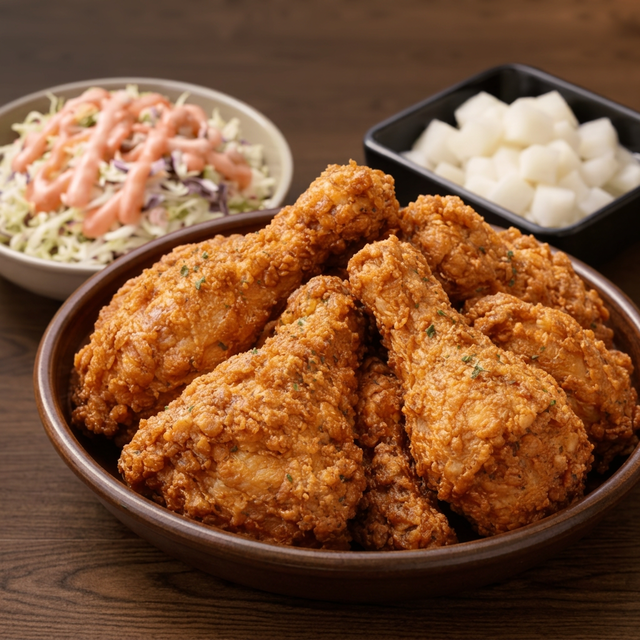 Crispy Drumsticks (닭다리).