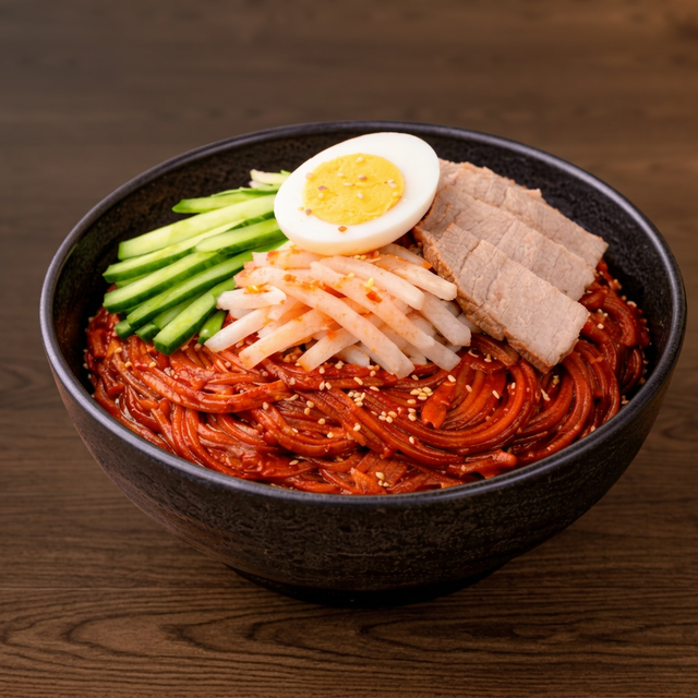 Bibim Naengmyeon (비빔냉면).