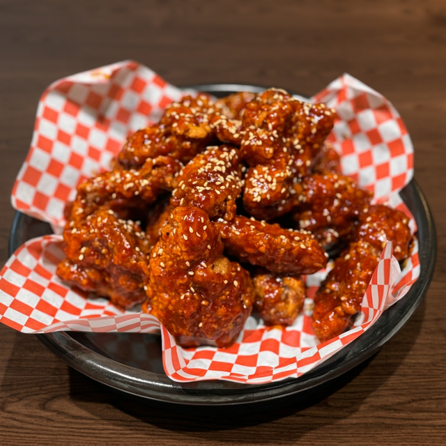 Sweet & Spicy Fried Chicken (양념치킨).